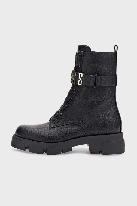 Guess Madox Logolu Fermuarlı Bayan Bot FL8MDX ELE10 BLACK SİYAH - 2