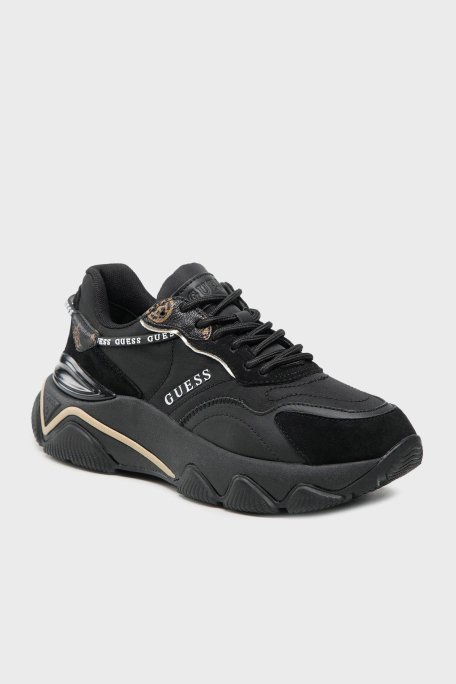 Guess Micola Kalın Tabanlı Sneaker FL7MICFAL12 Bayan Ayakkabı FL7MIC FAL12 BLACK SİYAH - 2