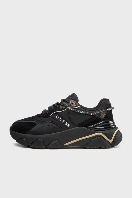 Guess Micola Kalın Tabanlı Sneaker FL7MICFAL12 Bayan Ayakkabı FL7MIC FAL12 BLACK SİYAH - 3