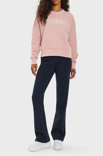 Guess Midge Pamuklu Bisiklet Yaka Regular Fit V4BQ03KCHX0 Bayan Sweat V4BQ03 KCHX0 G4L7 PUDRA - 3