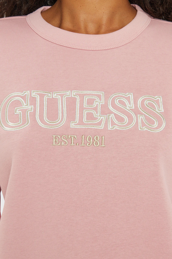 Guess Midge Pamuklu Bisiklet Yaka Regular Fit V4BQ03KCHX0 Bayan Sweat V4BQ03 KCHX0 G4L7 PUDRA - 5