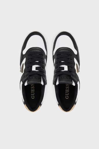 Guess Miram6 4g Kabartmalı Logolu Sneaker FLJMI6FAL12 Bayan Ayakkabı FLJMI6 FAL12 BLKBR SİYAH-BEYAZ - 3