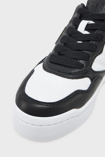 Guess Miram6 4g Kabartmalı Logolu Sneaker FLJMI6FAL12 Bayan Ayakkabı FLJMI6 FAL12 BLKBR SİYAH-BEYAZ - 5