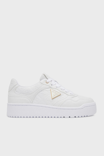 Guess Miram6 4g Kabartmalı Logolu Sneaker FLJMI6FAL12 Bayan Ayakkabı FLJMI6 FAL12 WHITE BEYAZ - 1