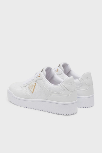 Guess Miram6 4g Kabartmalı Logolu Sneaker FLJMI6FAL12 Bayan Ayakkabı FLJMI6 FAL12 WHITE BEYAZ - 4