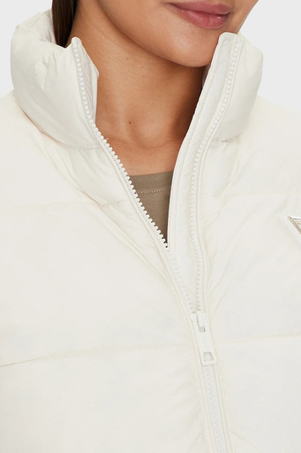 Guess New Claduia Regular Fit Dik Yaka V4YL03WFUD0 Bayan Mont V4YL03 WFUD0 G1O6 EKRU - 4