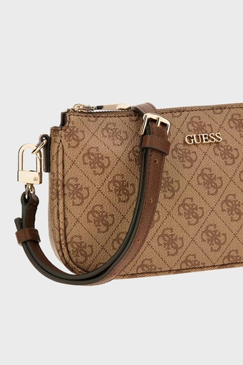 Guess Noelle Fermuarlı Çıkarılabilir Ön Bölmeli ve Askılı HWBG7879710LGW Bayan Çanta HWBG7879710 LGW KAHVE - 4