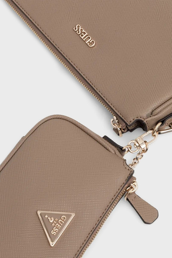Guess Noelle Logolu Ayarlanabilir Zincir Askılı HWZG7879710 Bayan Çanta HWZG78 79710 DRT VİZON - 3