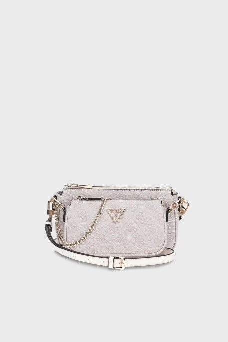 Guess Noelle Logolu Çıkarılabilir Uzatma Askılı Bayan Çanta HWBD7879710 DVL GRİ - 1