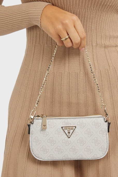Guess Noelle Logolu Çıkarılabilir Uzatma Askılı Bayan Çanta HWBD7879710 DVL GRİ - 2
