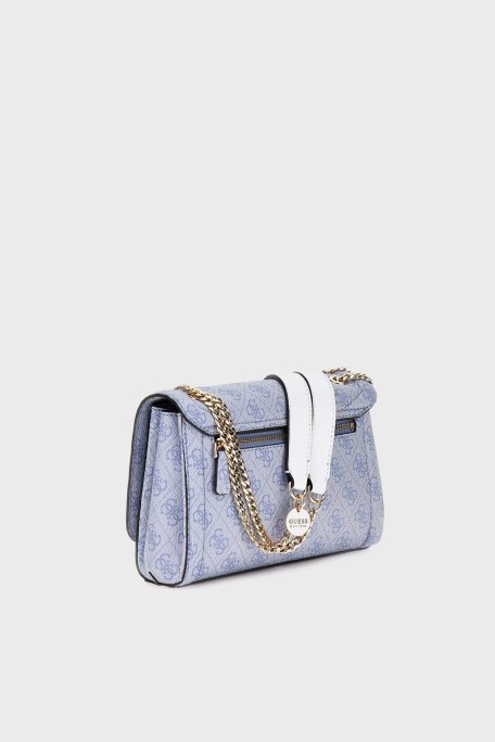 Guess Noelle Logolu Omuz HWBG7879210 Bayan Çanta HWBG78 79210 LUL AÇIK MAVİ - 2