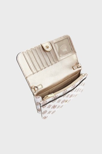 Guess Noelle Mini Detaylı Cüzdan Bölmeli Bayan Çanta HWPT7879790 WLO BEYAZ - 3
