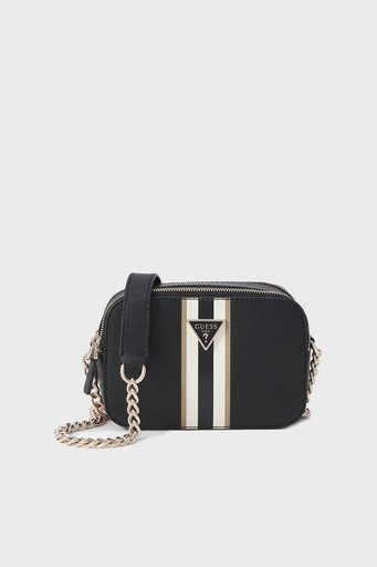 Guess Noelle Zincir Askılı 4G Logolu Bayan Çanta HWZS78 79140 BLA SİYAH - 1