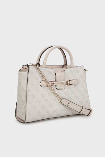Guess Nolana 4G Logolu Çıkarılabilir Zincir Askılı HWSG9500060 Bayan Çanta HWSG95 00060 DVL BEYAZ-PUDRA - 6