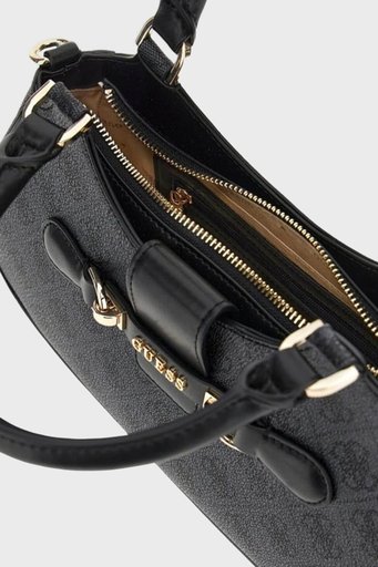 Guess Nolana Logolu Çıkarılabilir Zincir Askılı HWSG9500050 Bayan Çanta HWSG95 00050 CLO ANTRASİT - 6