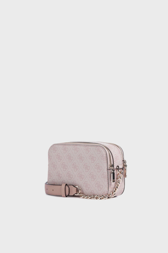 Guess Noreen 4G Logolu Çift Fermuarlı Ayarlanabilir Askılı HWSG9000140 Bayan Çanta HWSG90 00140 DRE AÇIK PEMBE - 2