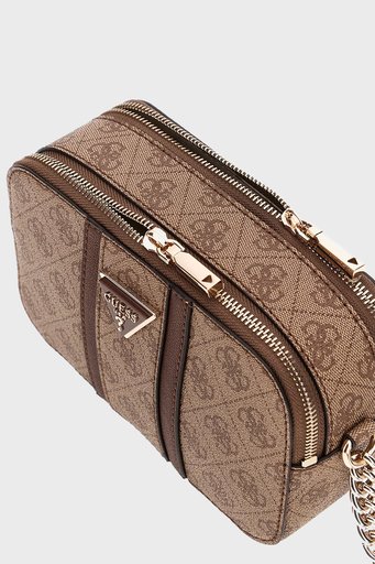 Guess Noreen Logolu Ayarlanabilir Askılı HWSG9000140 Bayan Çanta HWSG90 00140 LGW AÇIK KAHVE - 3