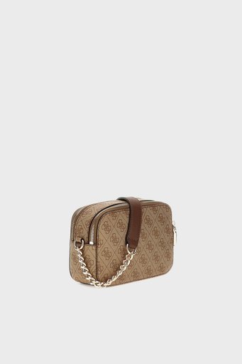 Guess Noreen Logolu Ayarlanabilir Askılı HWSG9000140 Bayan Çanta HWSG90 00140 LGW AÇIK KAHVE - 4