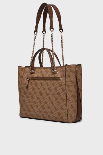 Guess Noreen Logolu HWSG9000220 Bayan Çanta HWSG90 00220 LGW AÇIK KAHVE - 4