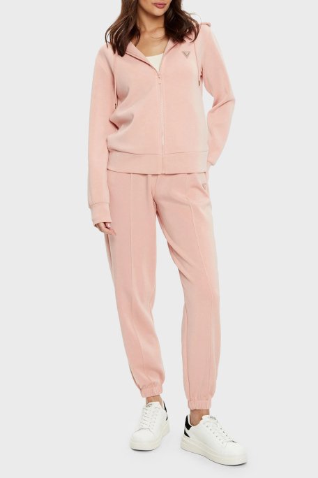 Guess Olympe Regular Fit Kapüşonlu Fermuarlı V4YQ06KCAY2 Bayan Sweat V4YQ06 KCAY2 G6M1 PEMBE - 2