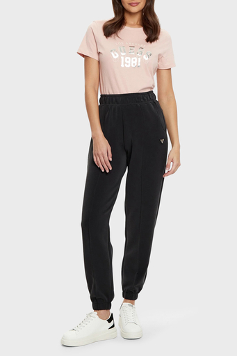 Guess Olympe Regular Fit Lastikli Bel Ribanalı Paça Jogger V5RB11KCAY2 Bayan Pantolon V5RB11 KCAY2 JBLK SİYAH - 3