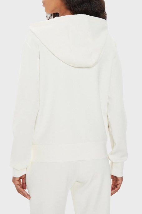 Guess Olympe Scuba Regular Fit Kapüşonlu V4YQ06KCAY2 Bayan Sweat V4YQ06 KCAY2 G6K5 EKRU - 3