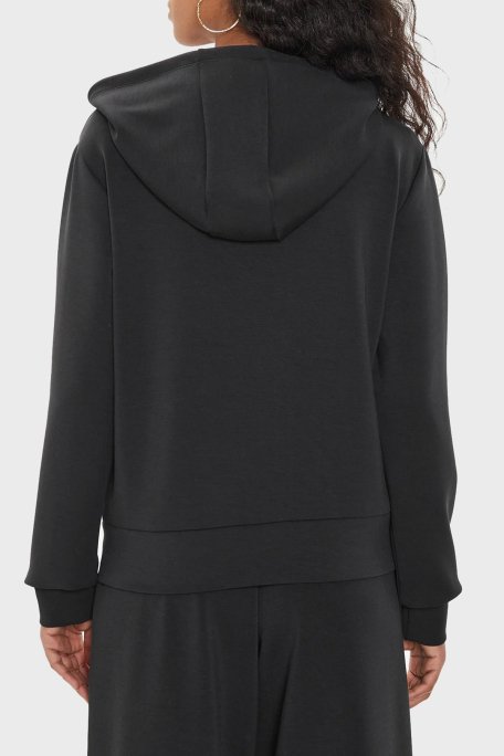 Guess Olympe Scuba Regular Fit Kapüşonlu V4YQ06KCAY2 Bayan Sweat V4YQ06 KCAY2 JBLK SİYAH - 3