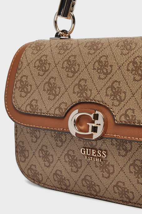 Guess Orlina 4G Logolu Çıkarılabilir Askılı Mini HWSG9540200 Bayan Çanta HWSG95 40200 LGW KAHVE - 4
