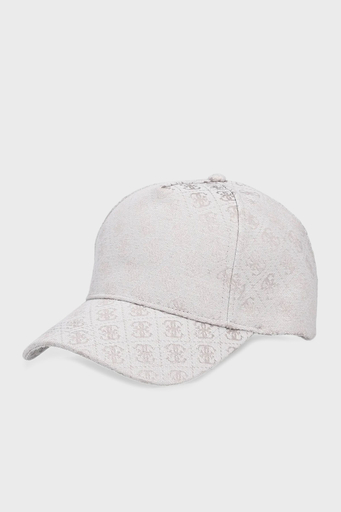 Guess Orlina Jakarlı Logo Baskılı AW5184POL03 Bayan Şapka AW5184 POL03 DVL EKRU - 1