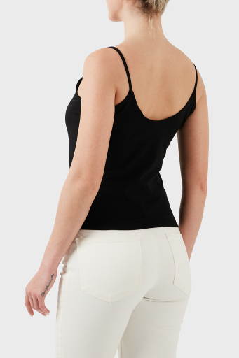 Guess Ortensia Pamuklu Slim Fit Logolu V5GP22J1314 Bayan Top V5GP22 J1314 JBLK SİYAH - 2