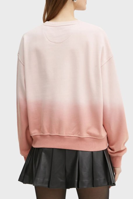 Guess Pamuklu Relaxed Fit Bisiklet Yaka Logolu W4BQ10KBY51 Bayan Sweat W4BQ10 KBY51 F6CU PEMBE - 3