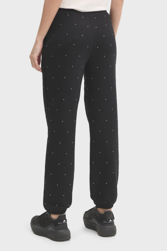 Guess Rhinestones Relaxed Fit Tamamı Taşlı Jogger V5RB08KCLJ0 Bayan Pantolon V5RB08 KCLJ0 JBLK SİYAH - 3