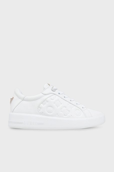 Guess Ronii 4G Logolu Sneaker FLJRONFAL12 Bayan Ayakkabı FLJRON FAL12 WHITE BEYAZ - 7