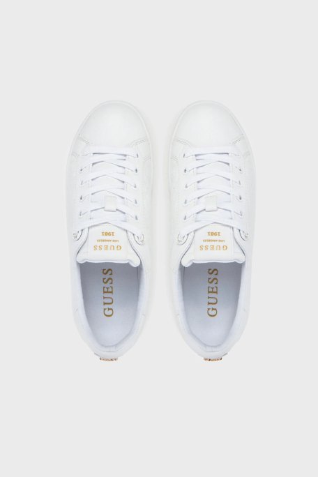 Guess Ronii 4G Logolu Sneaker FLJRONFAL12 Bayan Ayakkabı FLJRON FAL12 WHITE BEYAZ - 10