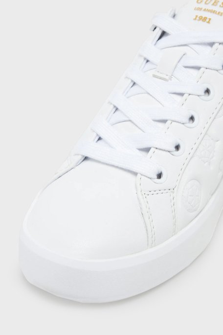 Guess Ronii 4G Logolu Sneaker FLJRONFAL12 Bayan Ayakkabı FLJRON FAL12 WHITE BEYAZ - 11