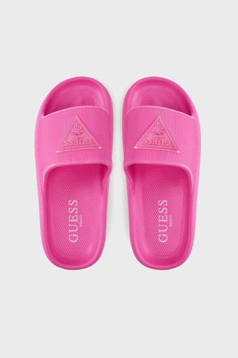 Guess Rubber Logolu Plaj E4GZ27WG5X0 Bayan Terlik E4GZ27 WG5X0 F45D PEMBE - 5