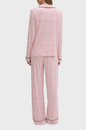 Guess Sasha Kalpli Regular Fit Yüksek Bel Bol Paça Modal O5RX08KCIN2 Bayan Pijama Takımı O5RX08 KCIN2 P6EG PUDRA - 4