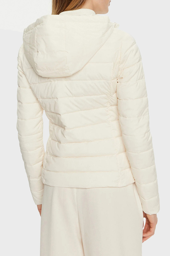 Guess Solid Regular Fit Çıkarılabilir Kapüşonlu V4YL04WF3X0 Bayan Mont V4YL04 WF3X0 G1O6 EKRU - 5