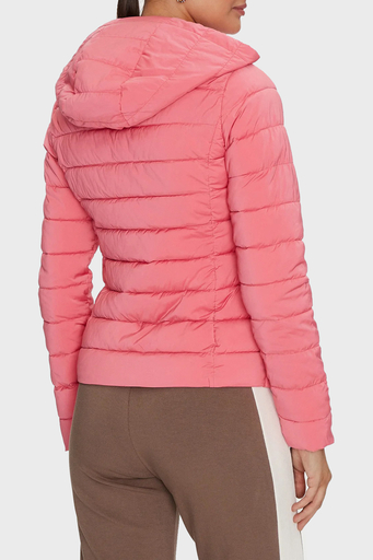 Guess Solid Regular Fit Çıkarılabilir Kapüşonlu V4YL04WF3X0 Bayan Mont V4YL04 WF3X0 G65P PEMBE - 8