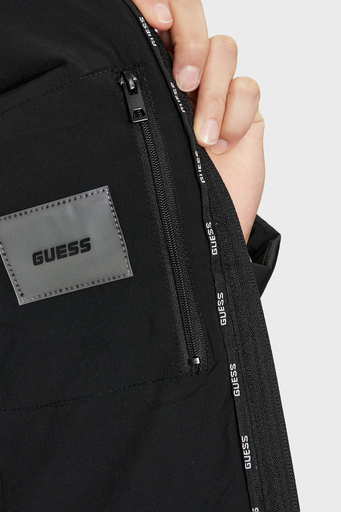 Guess Solid Regular Fit Çıkarılabilir Kapüşonlu V4YL04WF3X0 Bayan Mont V4YL04 WF3X0 JBLK SİYAH - 7