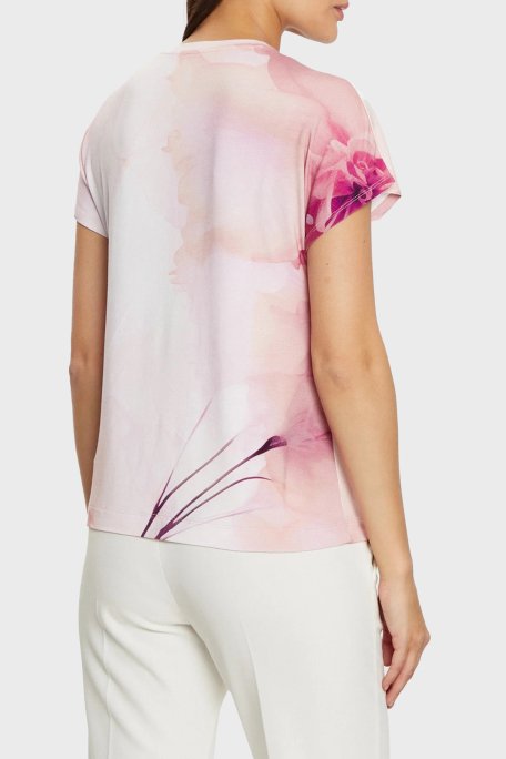Guess Ss Cn Logo Regular Fit Bisiklet Yaka W5RI09K68D2 Bayan T Shirt W5RI09 K68D2 F0D9 PEMBE - 3