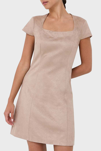 Guess Ss Luna Jakarlı Slim Fit Mini Bayan Elbise W3YK0IWFIY0 A10L VİZON - 3