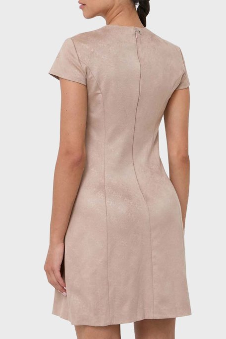 Guess Ss Luna Jakarlı Slim Fit Mini Bayan Elbise W3YK0IWFIY0 A10L VİZON - 3