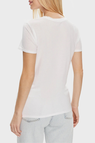 Guess - Guess Ss Mansion Pamuklu Bisiklet Yaka W4GI53K9SN1 Bayan T Shirt W4GI53 K9SN1 G011 BEYAZ (1)