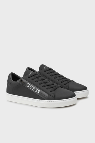 Guess - Guess Todi Logolu Fermuar Detaylı Sneaker FMFTODELE12 Erkek Ayakkabı FMFTOD ELE12 BLACK SİYAH (1)