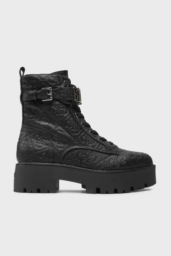 Guess Vaires Logolu Bağcıklı FLTSOMFAL10 Bayan Bot FLTSOM FAL10 BLACK SİYAH - 1