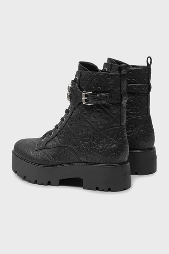 Guess Vaires Logolu Bağcıklı FLTSOMFAL10 Bayan Bot FLTSOM FAL10 BLACK SİYAH - 3