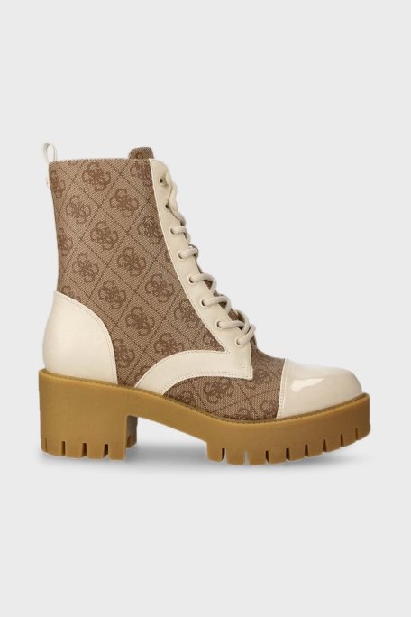 Guess Walkup Fermuarlı Bayan Bot FL8WAP FAL10 BEIBR BEJ-KAHVE - 1