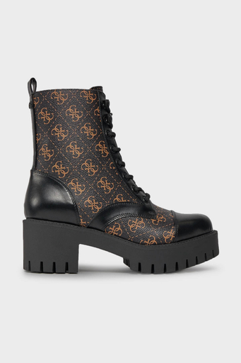 Guess Walkup Fermuarlı Bayan Bot FL8WAP FAL10 BROCR SİYAH-KAHVE - 1