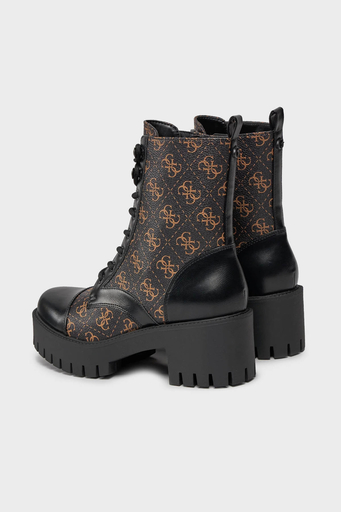 Guess Walkup Fermuarlı Bayan Bot FL8WAP FAL10 BROCR SİYAH-KAHVE - 3